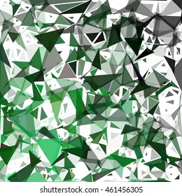 Green Break Mosaic Background, Creative Design Templates