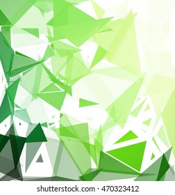 Green Break Mosaic Background, Creative Design Templates