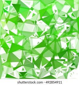 Green Break Mosaic Background, Creative Design Templates