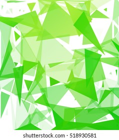 Green Break Mosaic Background, Creative Design Templates