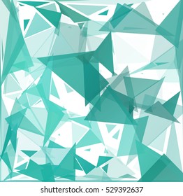 Green Break Mosaic Background, Creative Design Templates