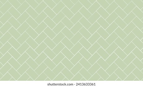 Green brick tile wall or floor background