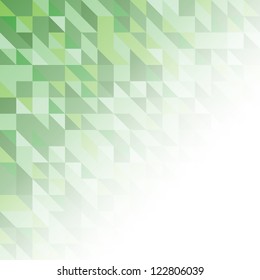 fondo de triángulos abstractos verde brillante