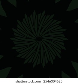 Green and bright light effects in a dark background
