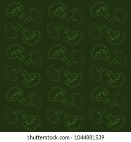 green broccoli background