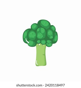 Verduras ecológicas vectoriales de brocoli