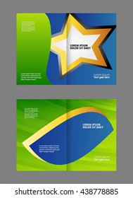 Green brochure template
