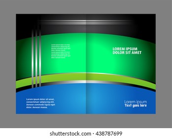 Green brochure template
