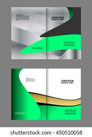 green brochure template
