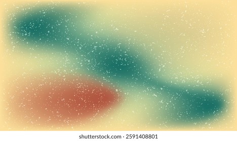 green and brown blurred gradient with grain noise effect background, for art product design, social media, trendy, vintage, flyer, banner