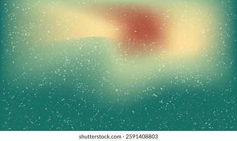 green and brown blurred gradient with grain noise effect background, for art product design, social media, trendy, vintage, flyer, banner