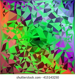 Green brown purple polygon background