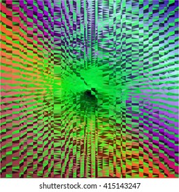 Green brown purple triangle abstract background