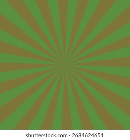 Green brown sunburst pattern background abstract