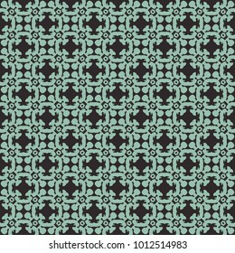 Green and Brown Vintage pattern art design
