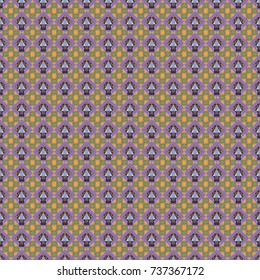 Green, brown and violet abstract background painted geometry shine and layer element seamless pattern. Vector illustration.
