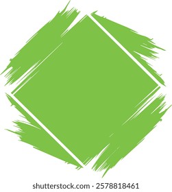 green brush on Isolate background EPS