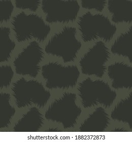Green Brush Stroke Camouflage abstract seamless pattern background suitable for fashion textiles, graphics