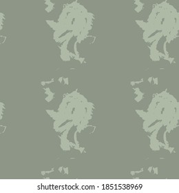 Green Brush stroke fur pattern design for fashion prints, homeware, graphics, backgrounds