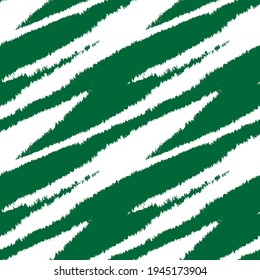 Green Brush stroke fur pattern design for fashion prints, homeware, graphics, backgrounds
