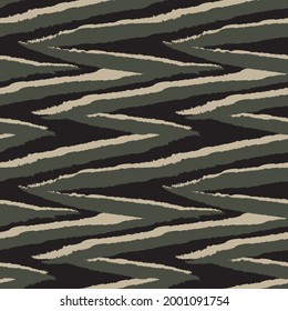Green Brush stroke fur pattern design for fashion prints, homeware, graphics, backgrounds