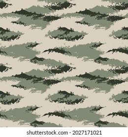 Green Brush stroke fur pattern design for fashion prints, homeware, graphics, backgrounds