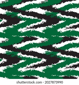 Green Brush stroke fur pattern design for fashion prints, homeware, graphics, backgrounds