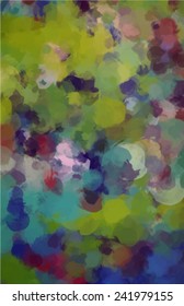 Green brush strokes background