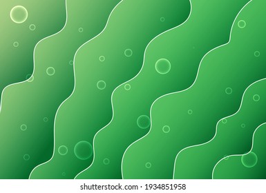 green bubble abstract background and vector picture 