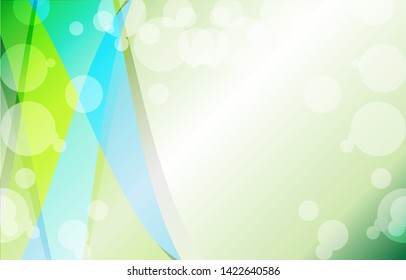 Green bubble abstract backgrounds can be used for important events