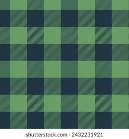 green buffalo plaid seamless pattern