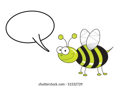 green bug speaking