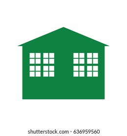 Green building symbol