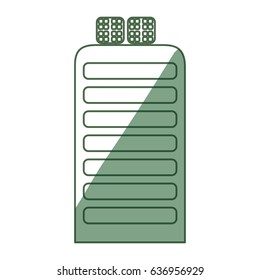 Green building tower