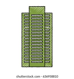 Green building tower
