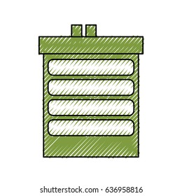Green building tower