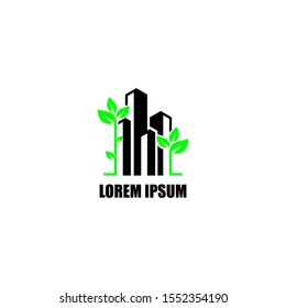 GREEN BULDING LOGO DESIGN TEMPLATE