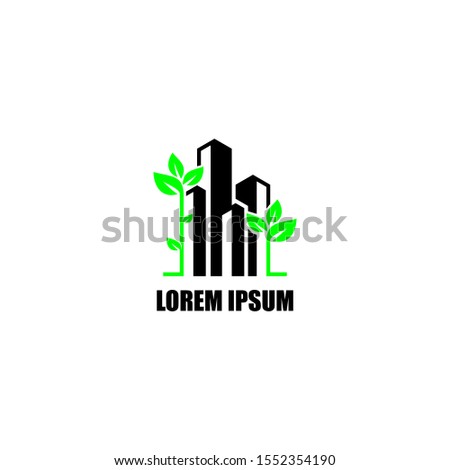 GREEN BULDING LOGO DESIGN TEMPLATE