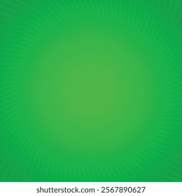 Green Burst Background. Green background with rotated sun rays. Vector illustration from green curved rays. Spiral starburst background. Lines, and stripes with a twirl, rotating distortion effect.