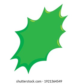 Green bursting icon. Isometric illustration of green bursting vector icon for web