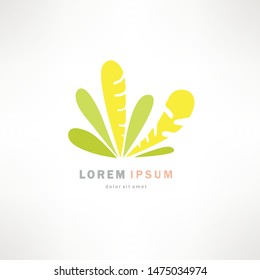 Green bush. Decorative tree. Vector illustration.