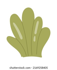 Green Bush icon. Vector illustration