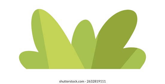 Green bush natural environment element