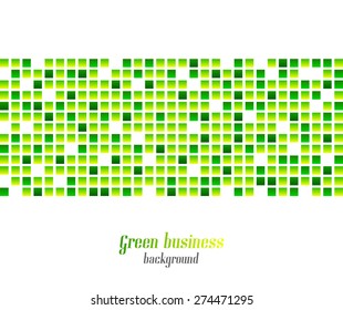 Green business abstract background