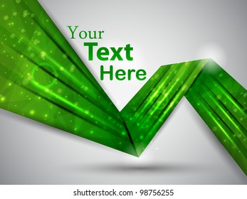 green business abstract card. vector illustration