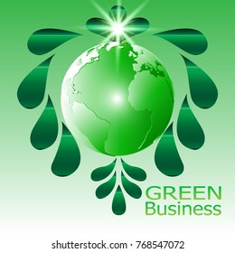 green business background vector. it can be applied for kinds of media presentation such as background,backdrop,illustration,poster,printing or others.
