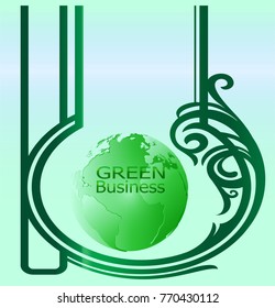 Green Business Background Vector.It can be applied for kinds of media presentation such as background,backdrop,illustration,poster,printing or others.
