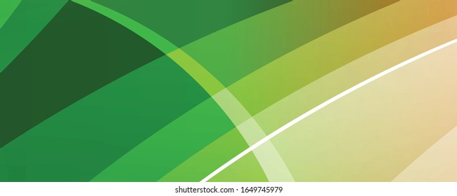 Green business banner background. Trendy banner on colorful backdrop. Abstract flyer design background.  Web banner, header layout template. Business card template. Abstract flyer design background.