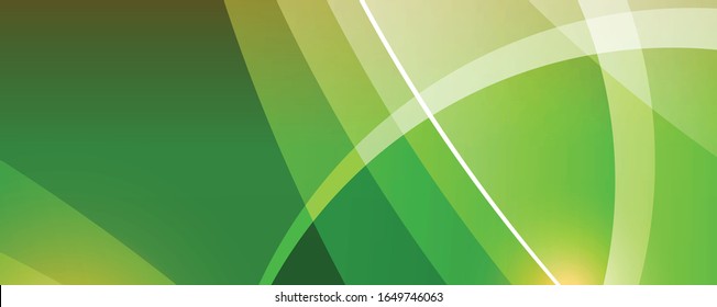 Green business banner background. Trendy banner on colorful backdrop. Abstract flyer design background.  Web banner, header layout template. Business card template. Abstract flyer design background.