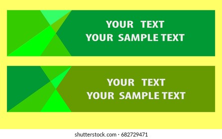 Green business banner for website  vector  eps.10